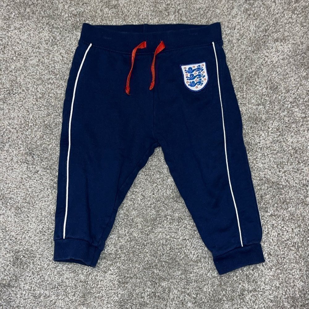 Boys toddler child England Three Lions soccer rugby cricket World Cup sweatpants